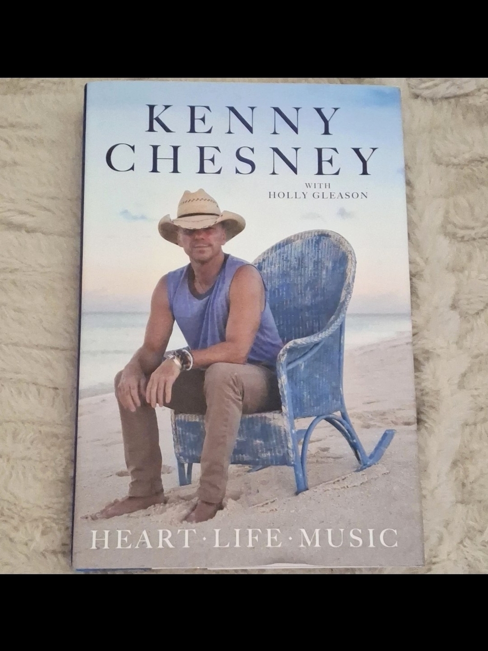 Kenny Chesney Heart Life Music Hardcover Memoir Book
